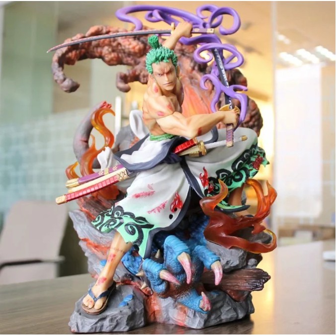 Mô Hình Figure Zoro tam kiêm phái 38cm