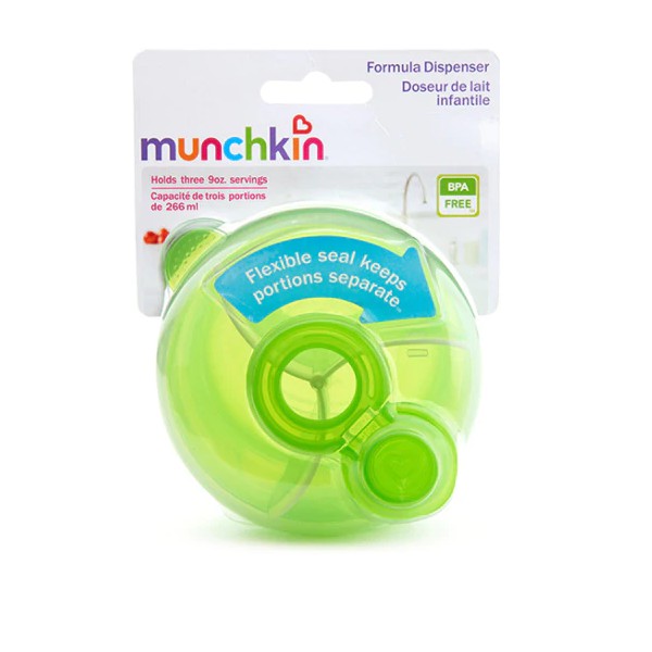 Hộp chia sữa bột Munchkin 3 ngăn (Hàng nội địa Mỹ)