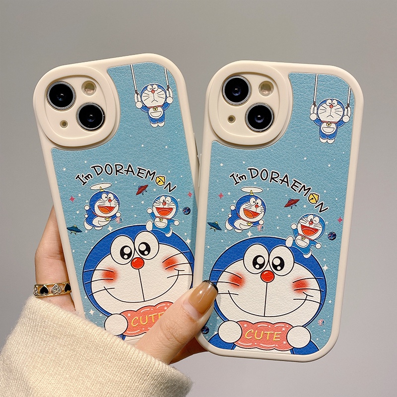 Cartoon Doraemon Silicone Phone Case For iPhone 6 6s 6 Plus 6s Plus 7 8 7 Plus 7 Plus iPhone 13 14 14 Pro Max Shockproof Soft Cover