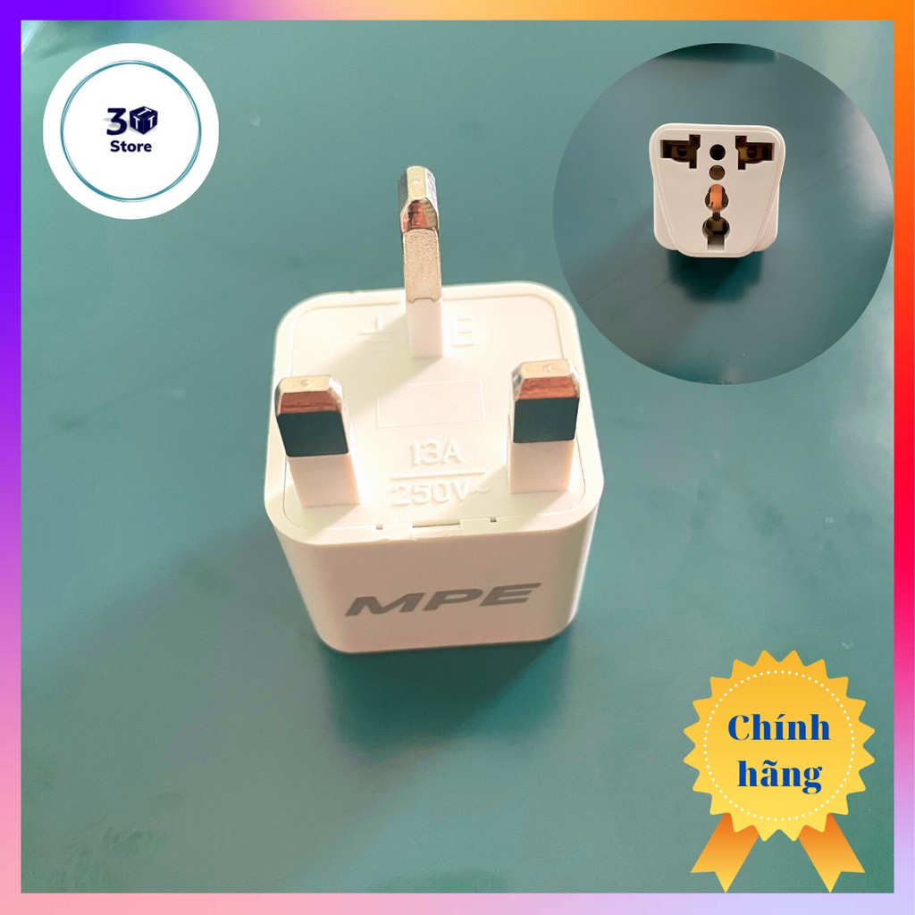 PHÍCH CẮM CHUYỂN ĐỔI, 3 CHÂN KIỂU ANH SANG Ổ ĐA NĂNG