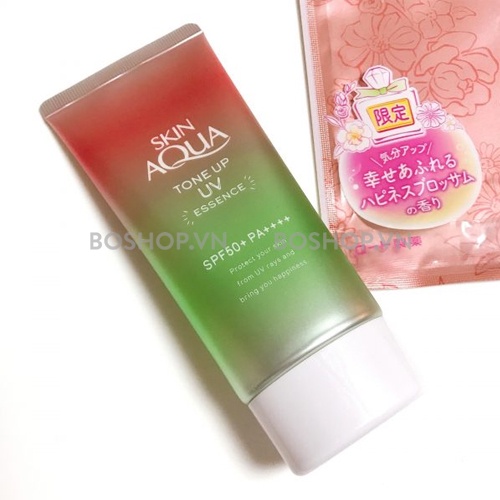 TUÝP KEM CHỐNG NẮNG SKIN AQUA TONE UP BẢN LIMITED HOA ANH ĐÀO