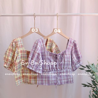 [ẢNH THẬT][KÈM VIDEO]Áo croptop nơ cổ(A308)