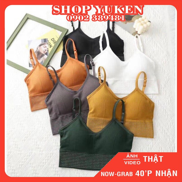 ♥️ Áo Lót Nữ ♥️ Áo Bra Thể Thao Đính Dá Sang Và Năng Động Bralette