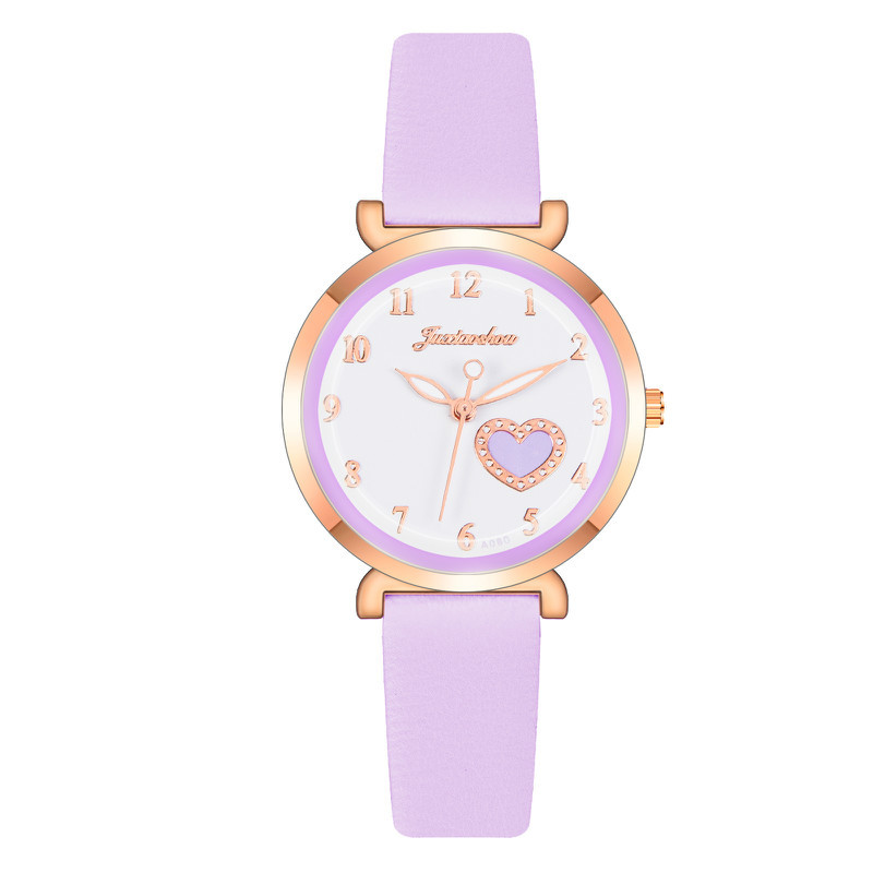 Đồng Hồ Nữ Dây Da Mặt Hình Trái Tim Dễ Thương | BigBuy360 - bigbuy360.vn