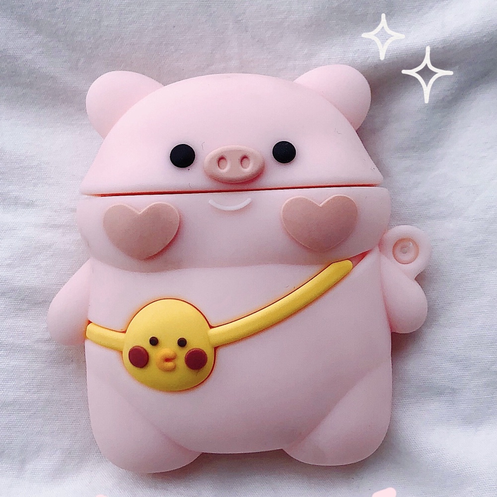 Vỏ ốp case bảo vệ bao đựng Lenovo LP40 TWS tai nghe không dây bluetooth cute hoạt hình anime silicon chống va đập