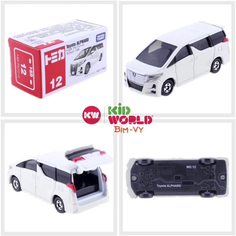 Xe mô hình Tomica Box Toyota Alphard. MS: 276. Tỷ lệ 1:65.