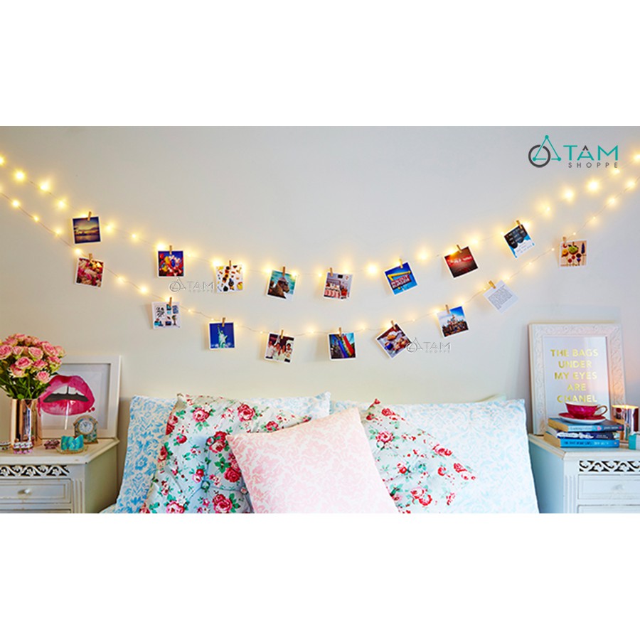 Dây đèn Led đom đóm 10m màu Vàng ấm TAN