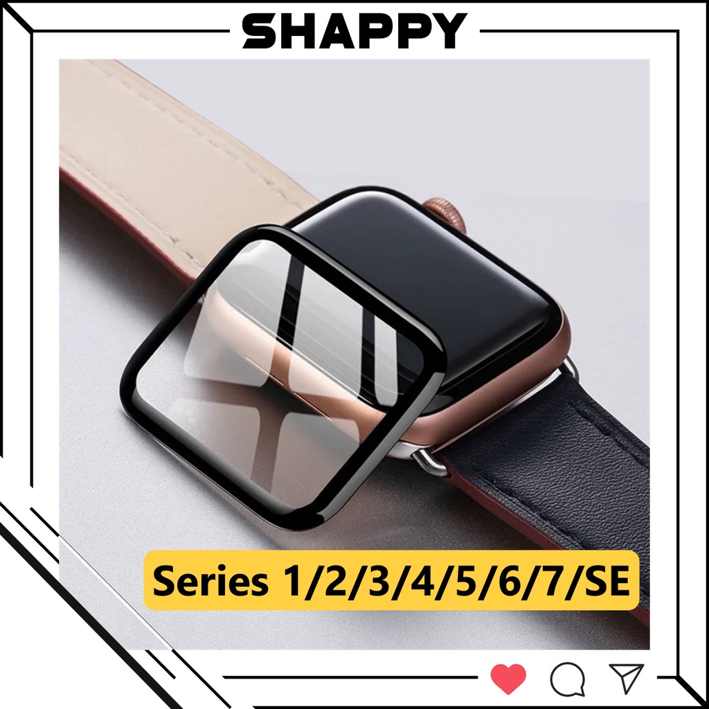 Cường Lực Dẻo Apple Watch | Dán Bảo Vệ Apple Watch Series 1/2/3/4/5/6/7/SE Full Size 38/40/42/44/41/45MM [Shappy Shop]