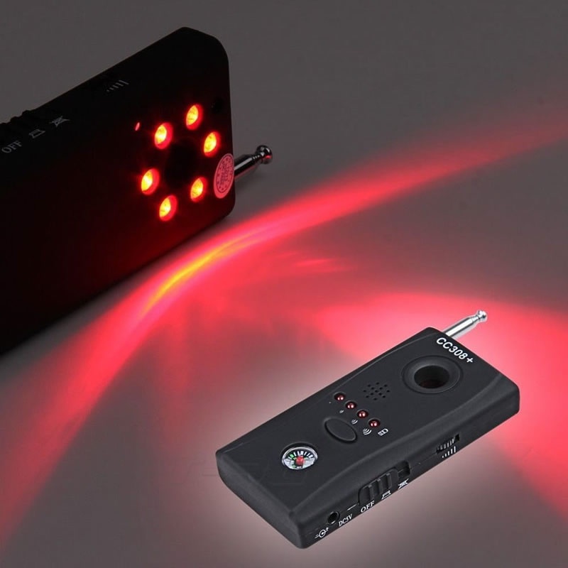 Máy Dò Thiết Bị Gián Điệp Camera Giấu Kín GSM / Máy Dò Tín Hiệu GPS RF Trac