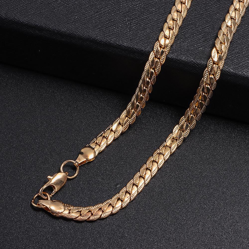 ESPO Vòng cổ Mạ VàNg 18K 20 Inch Cho Nam