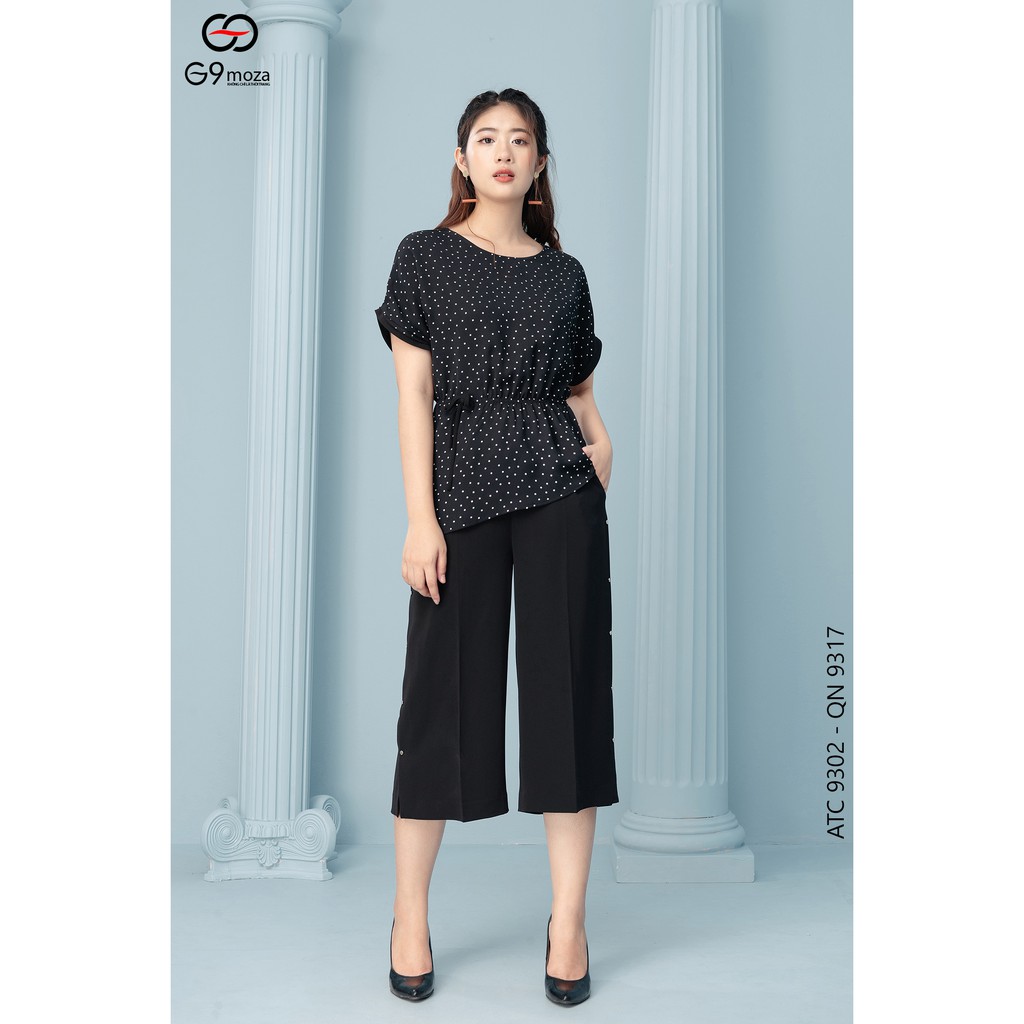Quần ngố 9317 G9moza chất liệu Thô Hàn tạo phong cách Công sở, đi chơi, dạo phố Thanh lịch, trẻ trung, cá tính