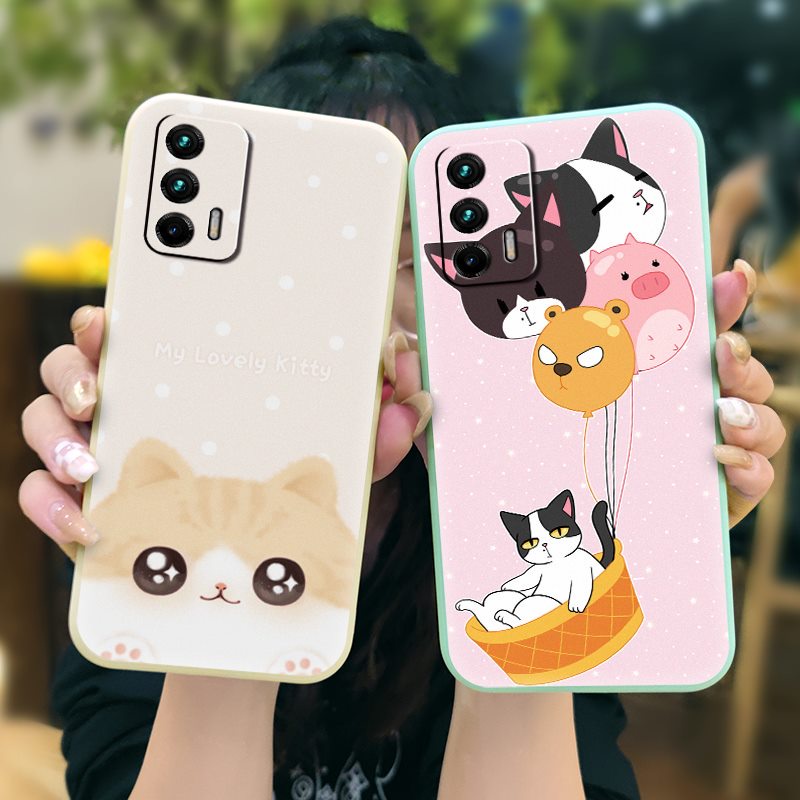 Ốp điện thoại silicon mềm màu trơn cho OPPO Realme GT/GT Neo/Q3 Pro 5G/X7 Max/GT Neo