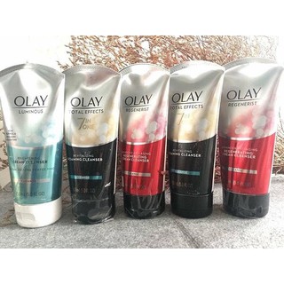[USA] Sữa rửa mặt Olay Regenerist / Luminous / Total Effects Face Cleanser dạng tuýp (150ml)