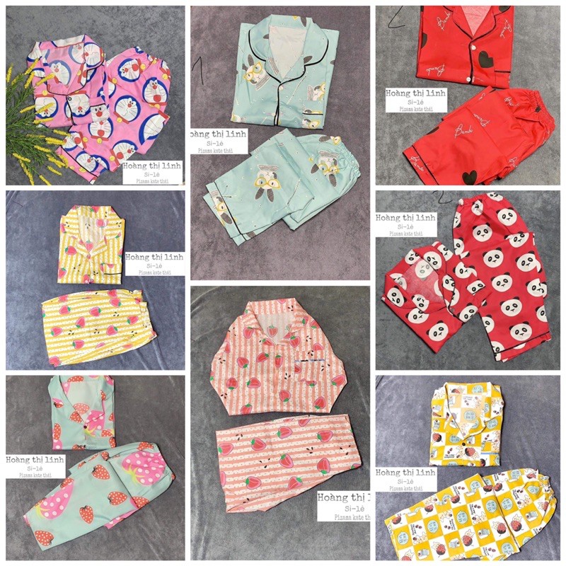 ĐỒ BỘ PIJAMA ÁO TAY NGẮN, QUẦN DÀI CAO CẤP