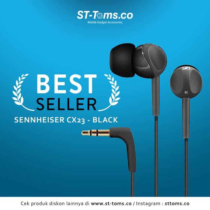 Tai Nghe Nhét Tai Sennheiser Cx213 Chất Lượng Cao Đen