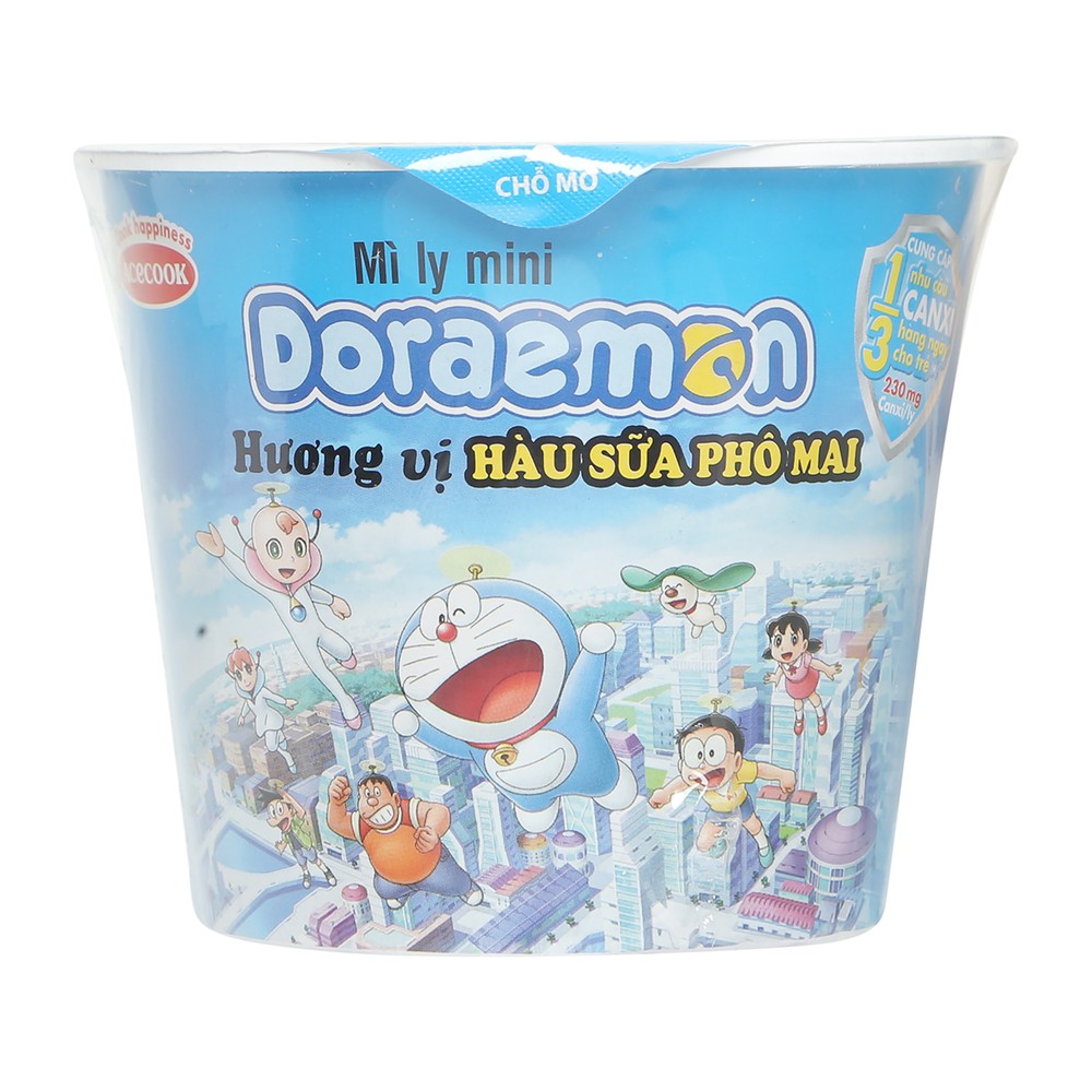 Mì Ly Acecook Mini Hàu Sữa Phô Mai Doraemon 48G