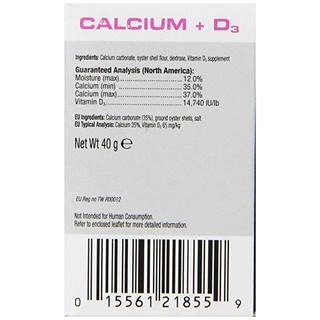 Calcium Exoterra - Canxi cho bò sát