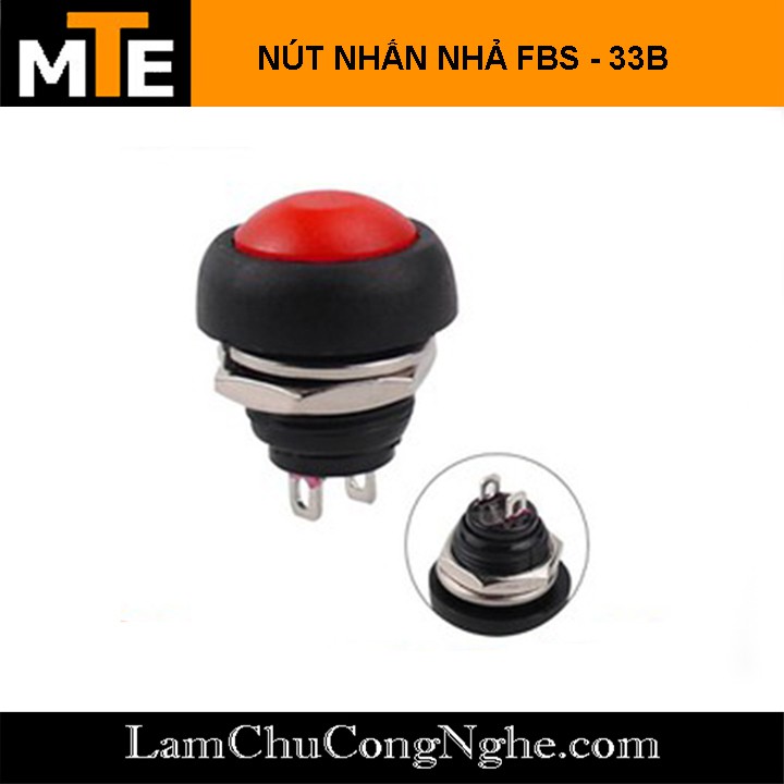 Nút Nhấn Nhả Chống Nước PBS-33B