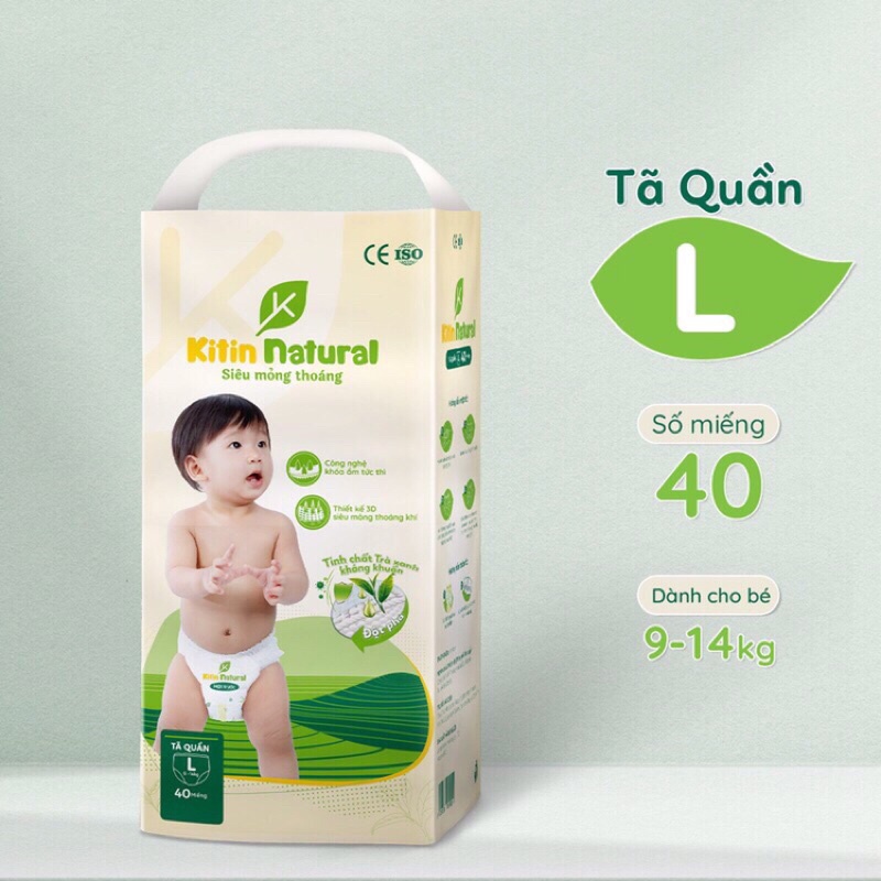 BỈM QUẦN/ DÁN KITIN NATURAL S50/M44/L40/XL38/XXL36/XXXL34