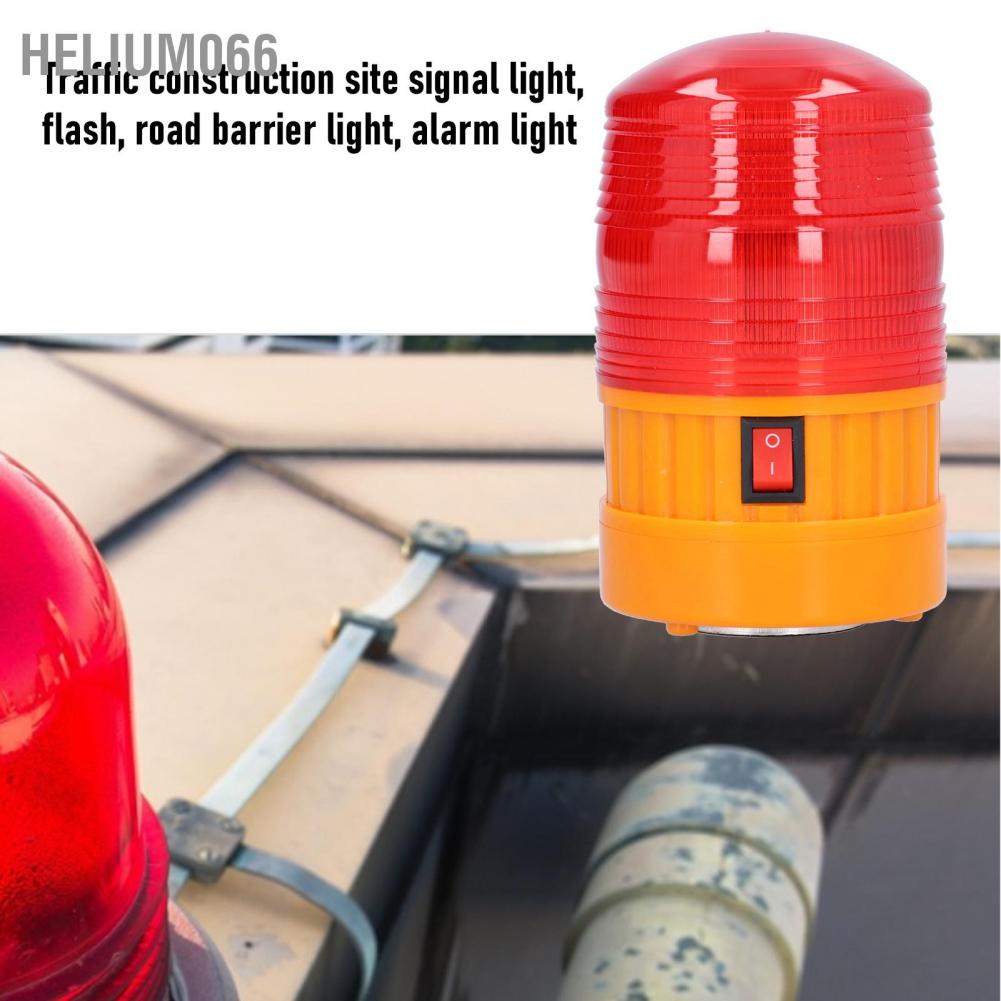 Helium066 Road Barrier Warning Light Magnetic LED Alarm Signal Lamp for Traffic Construction Site