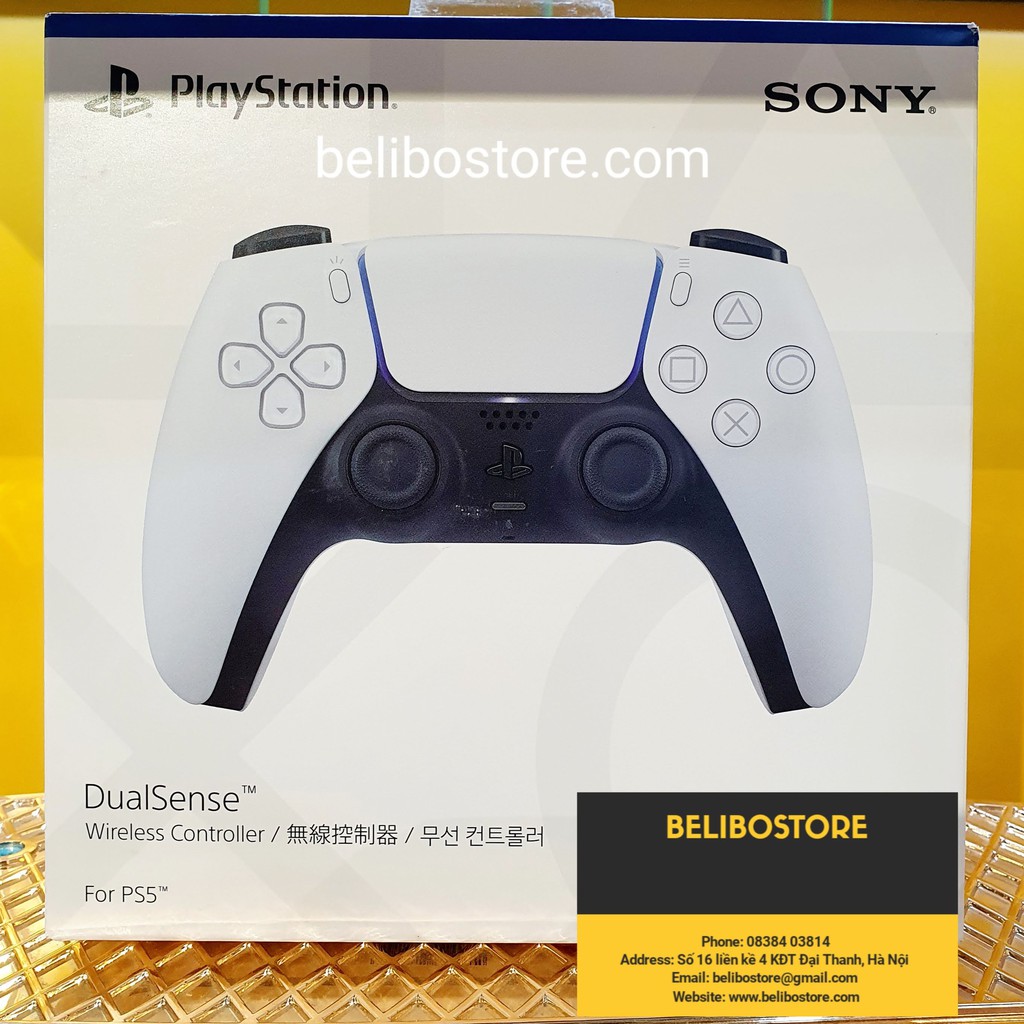 Tay cầm chơi game ps5 Dualsense chính hãng sony | PlayStation 5 Dualsense Wireless Controller