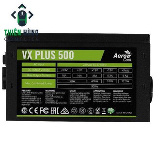 Nguồn Máy Tính AEROCOOL VX PLUS 500W
