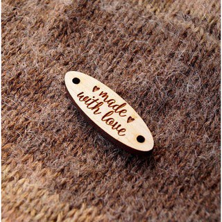 Set 100c Tag gỗ Handmade AKZ-HM002