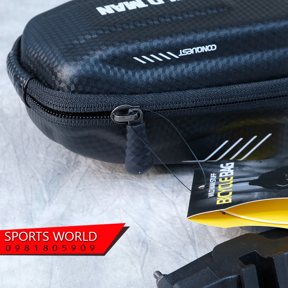 Túi xe đạp E7 WILDMAN treo cốt yên chống nước, chống sốc