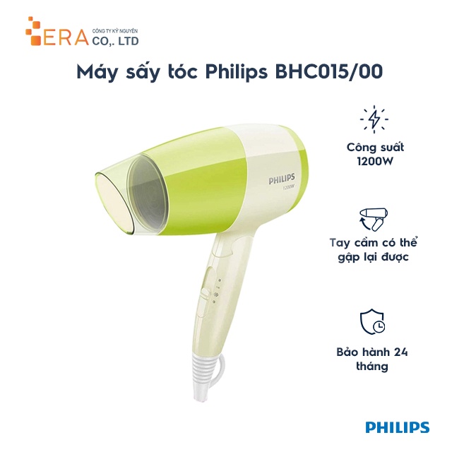 Máy sấy tóc Philips BHC015/00 1200W - Hàng chính hãng