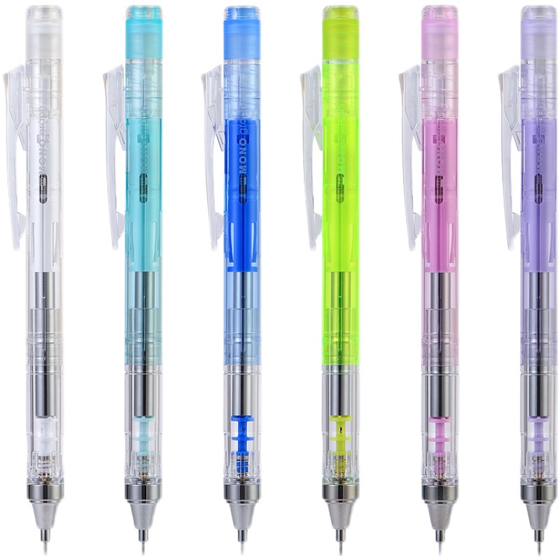 Bút chì cơ khí TOMBOW Mono Graph Trung tâm trọng lực thấp 0,5mm Màu trong suốt