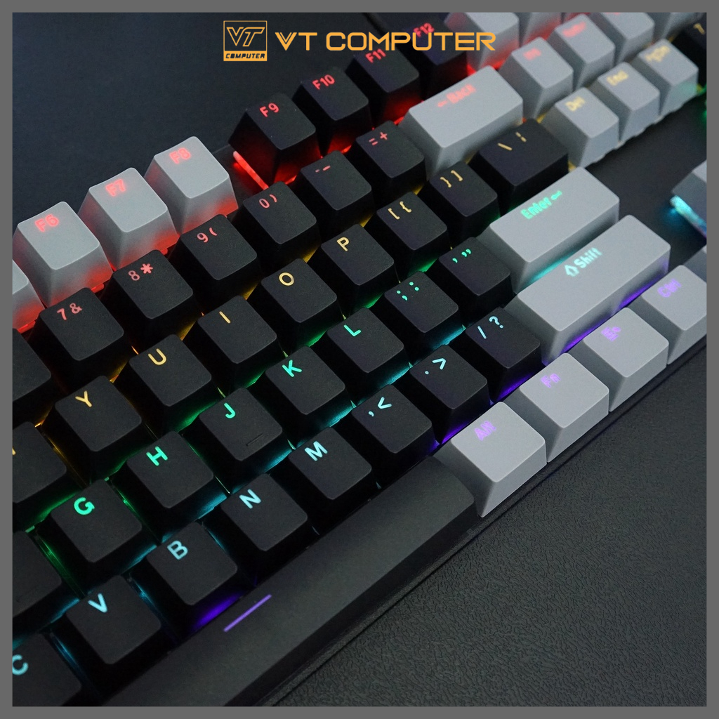 Bàn Phím Cơ Gaming Spartan / TC 3218 / Led Rainbow / Kê Tay Tháo Rời / Aoyeah / Bảo Hành 12 Tháng