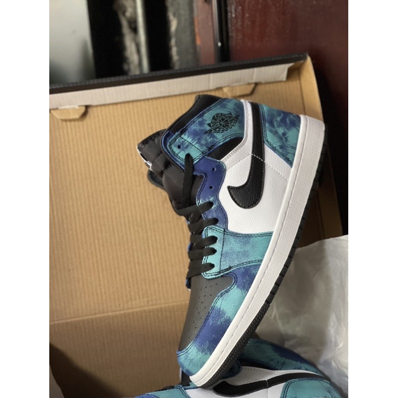 giầy nam Air Jordan Retro 1 Tie Dye Big Kid Size 3Y