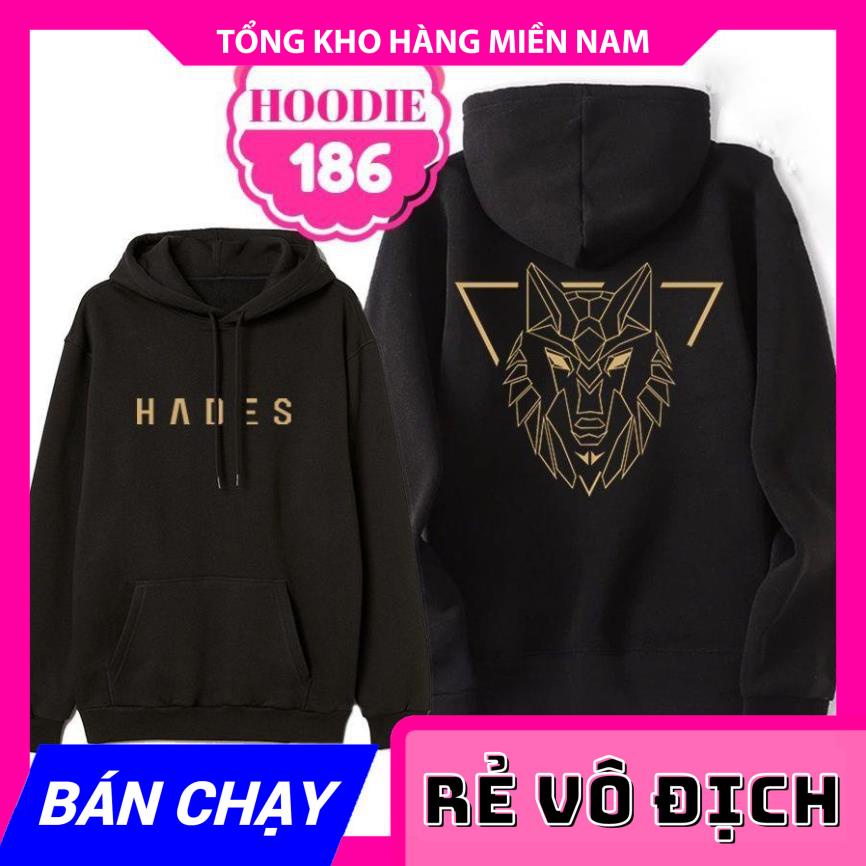 ÁO HOODIE HADES SIÊU NGẦU AHD186 ⚡FREESHIP⚡100% ẢNH THẬT⚡ CHUYÊN SỈ - GIÁ TỐT  MY