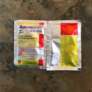 1 gói 10g đặc trị gà rù gà toi ampi-colipharm