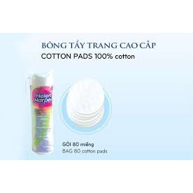 Combo 3 gói bông tẩy trang Helen Harper (80 miếng/gói)