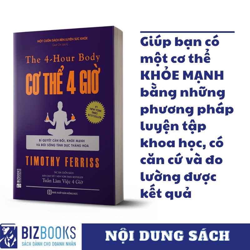 Sách - BIZBOOKS - Cơ Thể 4 Giờ - 1 BEST SELLER