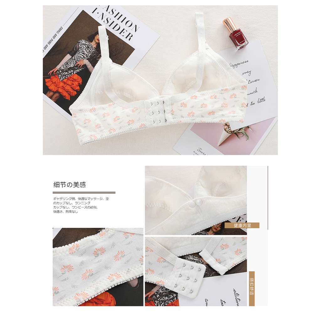 Áo ngực cotton AOWEINISI thiết kế cho phụ nữ đang chăm con nhỏ