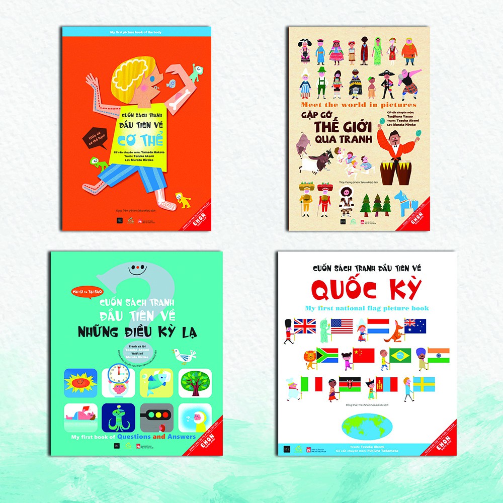 Sách tranh khoa học đầu tiên của bé Phần 2 ( Combo 4 cuốn )