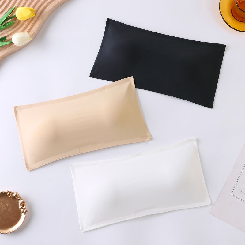Áo Ngực Ống Không Dây Bằng Lụa Lạnh Mỏng Chống Chói Thời Trang Mùa Hè Cho Nữ