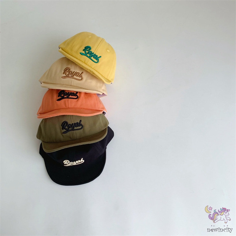 Nón Kết Thêu Chữ Thời Trang Hàn Quốc Cho Bé