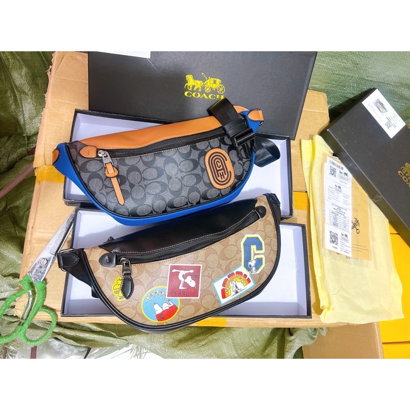 TÚI ĐEO BAO TỬ THẮT LƯNG NAM NỮ UNISEX COACH FULLBOX SMANO BAGS HOẢ TỐC