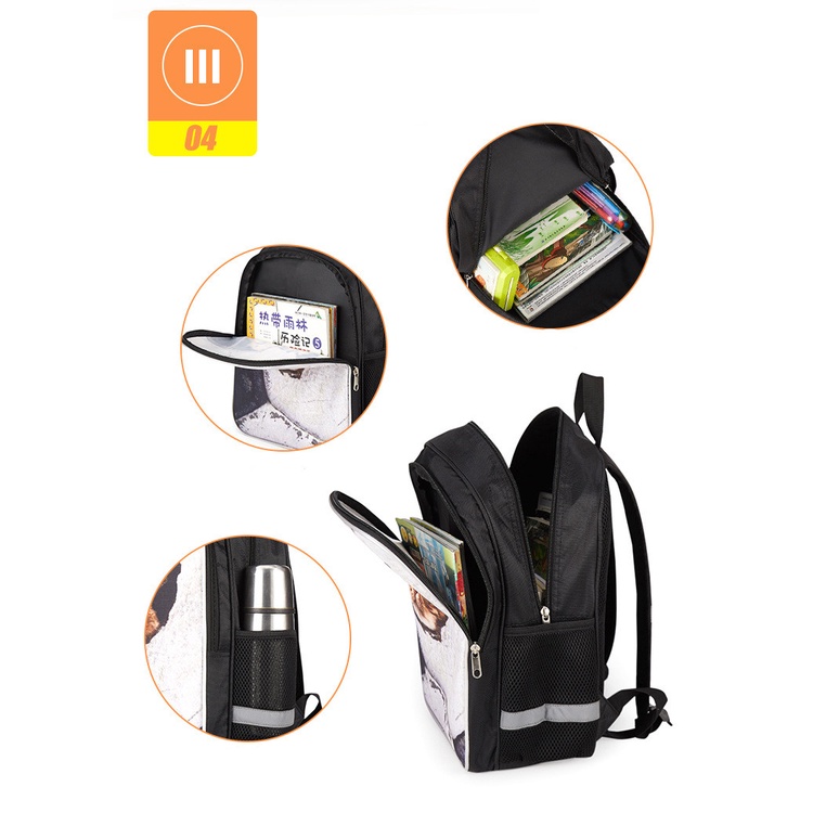 PJ MASKS Ba Lô Đi Học In Hình Siêu Anh Hùng Dễ Thương Cho Bé