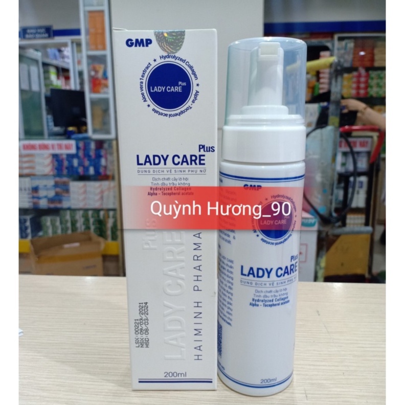 LADY CARE Plus 200ml dung dịch vệ sinh cao cấp chiết xuất từ lô hội và trầu không