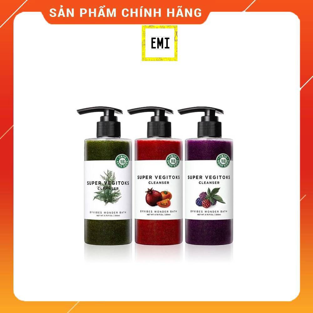 Sữa rửa mặt rau củ Super Vegitoks Cleanser