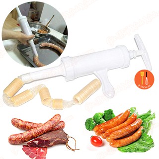 Dụng cụ phễu nhồi thịt làm xúc xích lạp xưởng bằng tay kèm 2 phễu nhồi ( 1 to 1 nhỏ)