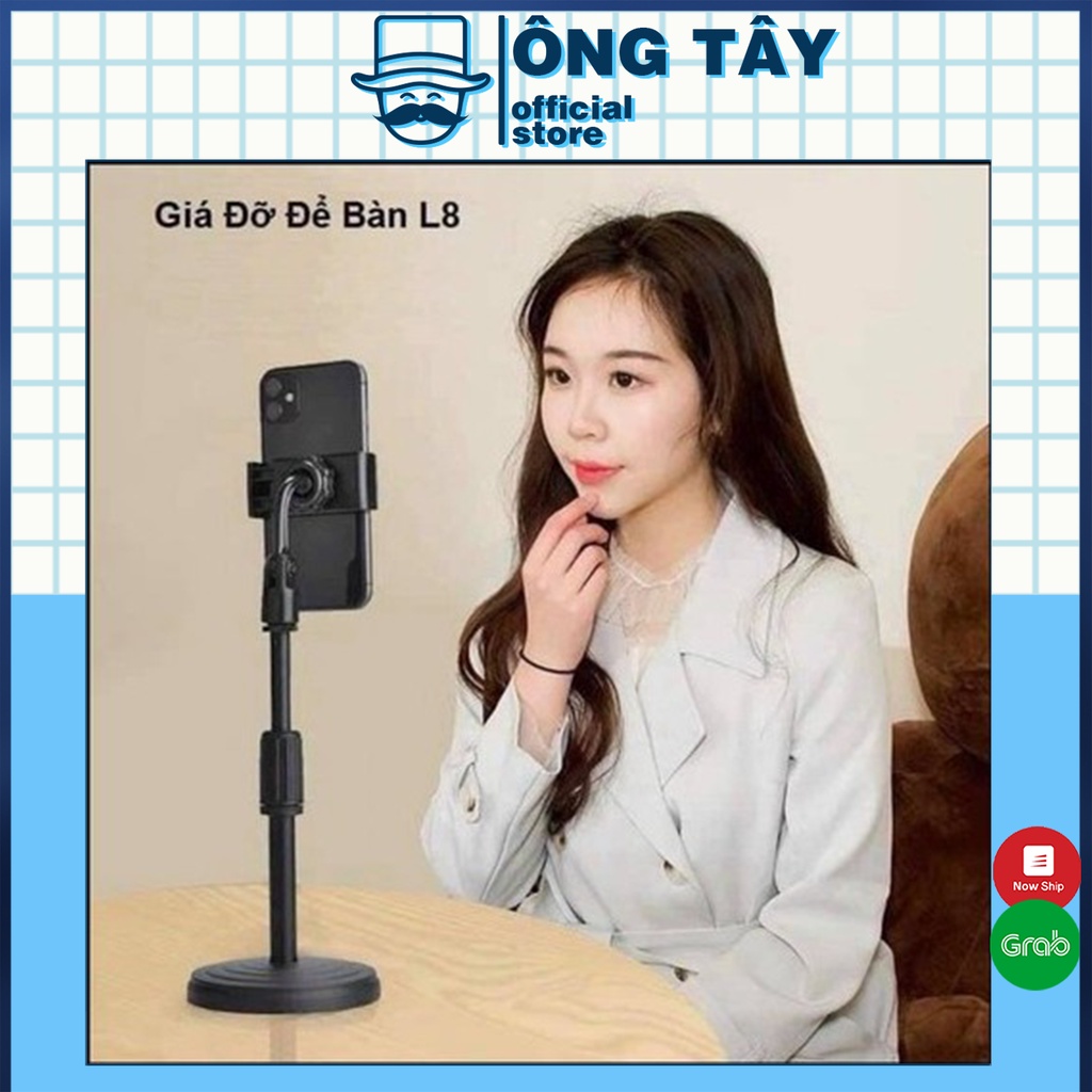Giá đỡ điện thoại quay video tiktok L8 điều chỉnh 270 độ
