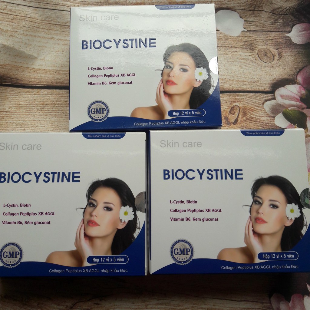 Viên Uống BIOCYSTINE ⚜️FREESHIP⚜️ Làm đẹp da, chống lão hoá