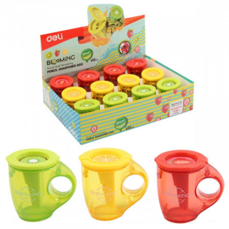 ✅ Gọt bút chì DELI - Dòng Blooming - Strawberry Freshness - Cực Dễ Thương