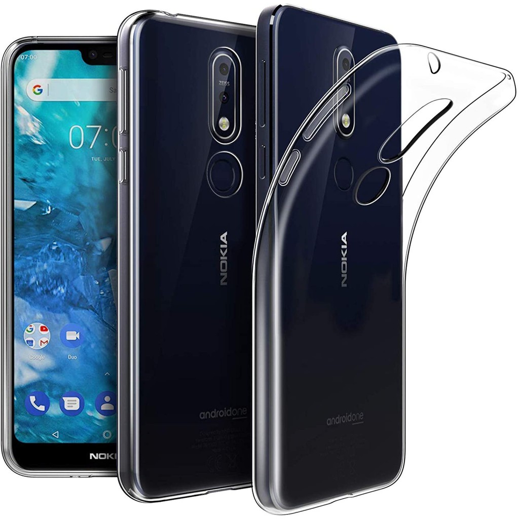 Ốp lưng dẻo trong suốt cho Nokia 7 Plus / Nokia 7.1 / Nokia 7.1 Plus / Nokia X7 / Nokia 8.1 hiệu Ultra Thin mỏng 0.6mm
