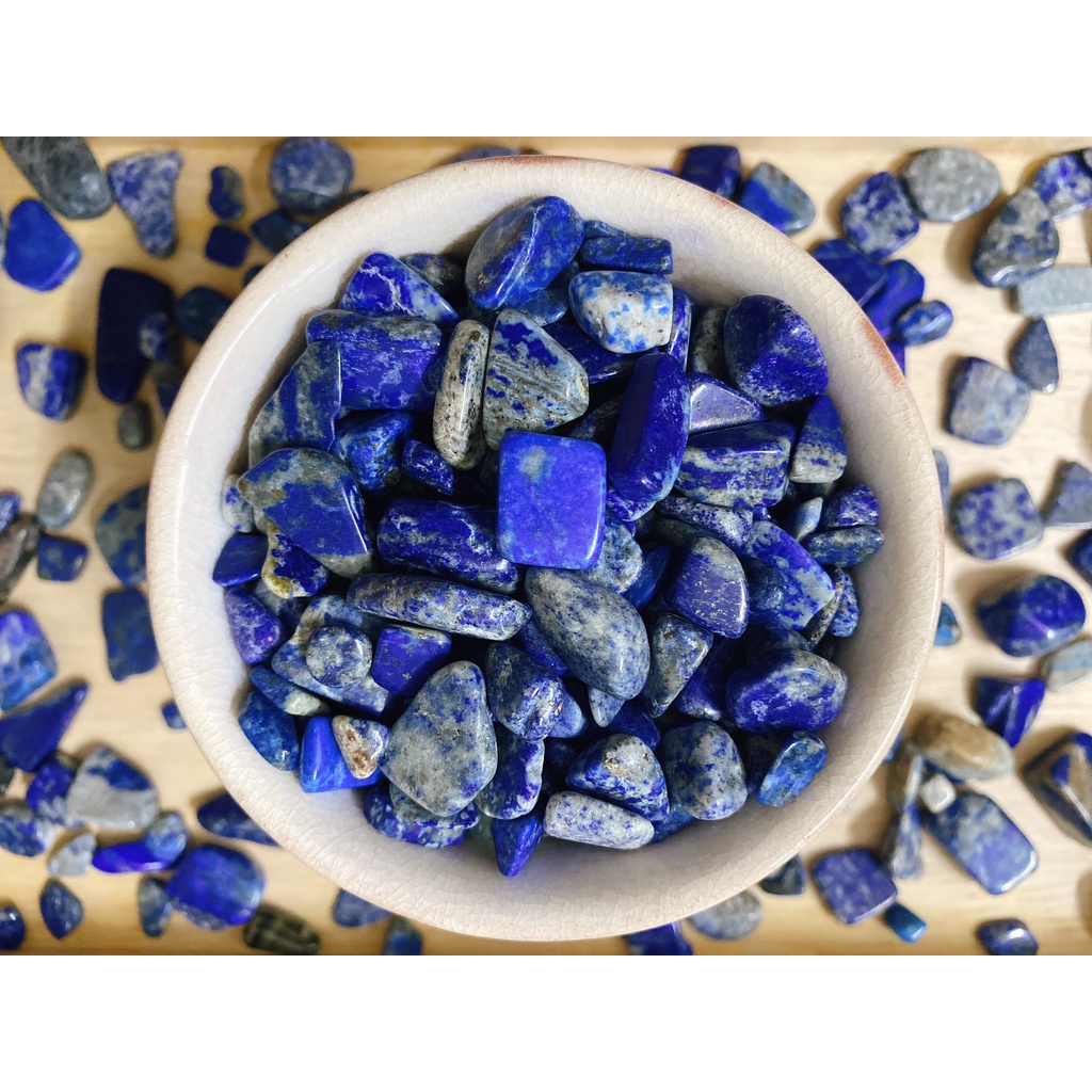 100G Vụn đá Lapis Lazuli/ Ngọc Lưu Ly - Hỗ trợ thiền định